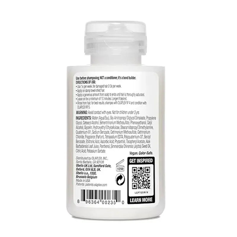 No 3 Repairing Treatment Hair Perfector Strengthen Structure Restorer Smoother Fix Broken Hair Smoothing Curly Hair Treatment