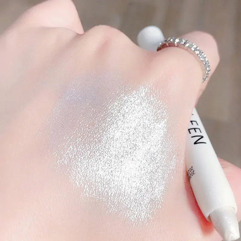 Highlighting Eye Shadow Pencil Waterproof Eye Pearlescent Highlighting Eye Shadow Stick Long Lasting Brightening