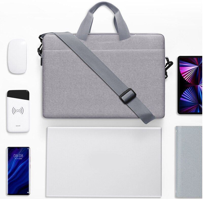 Laptop Bag 14 15 Inch Water Resistant Laptop Sleeve Case with Shoulder Straps Handle Notebook Computer Case Briefcase