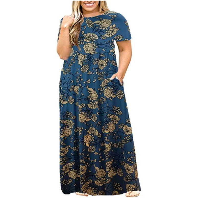 Dress for Women with Short Sleeve