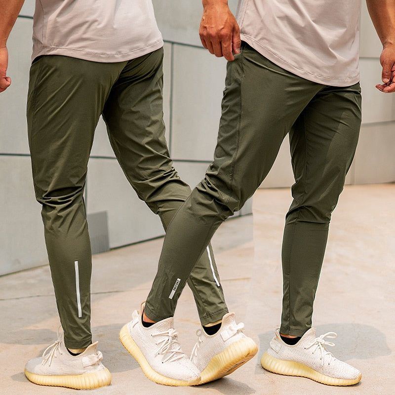 Men Running Fitness Sweatpants Male Casual Outdoor Training Sport Long Pants Jogging Workout Trousers Bodybuilding