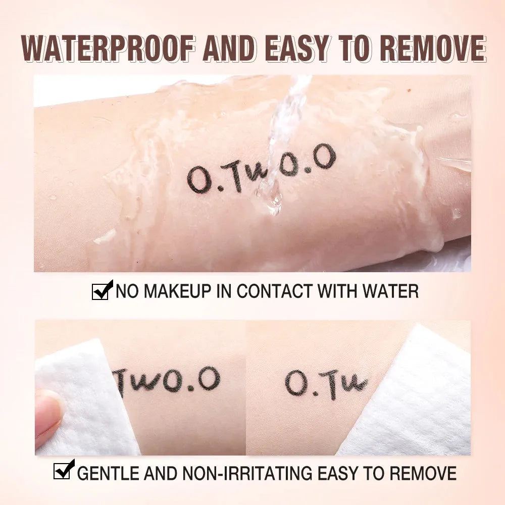 O.TWO.O 24 Hours Lasting Liquid Eyeliner Pencil Easy To Draw Waterproof Eye Liner Pen Quick Dry Smooth Natural Eye Makeup