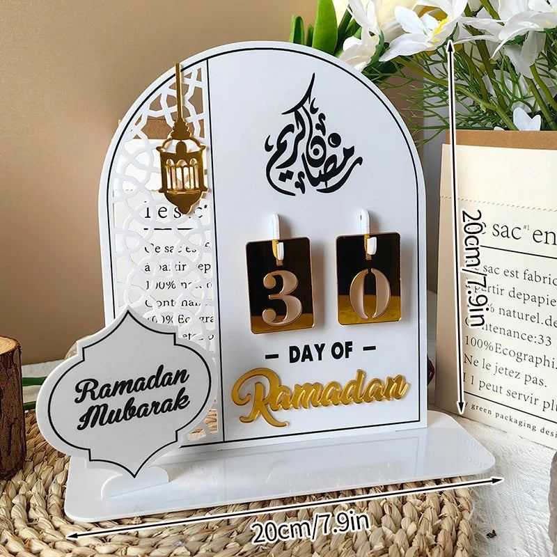 Eid Advent Calendars Ramadan Countdown Calendar 2025 Muslim Islamic Festive Decor Eid al-Fitr Decorations Eid Mubarak Gifts