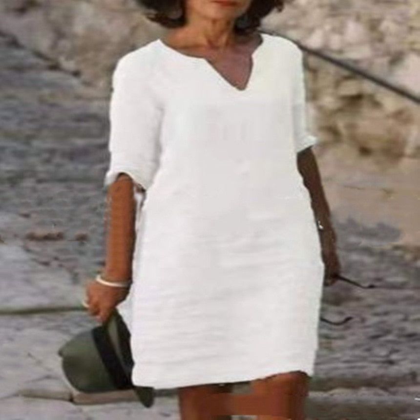 Dress for Women Summer Dress Women Clothing Vintage Streetwear Casual Fashion Clothes Elegant - Jointcorp