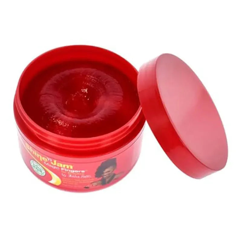 Shine N Jam Magic Fingers for Braiders Strong Hold Braid Gel for Twist Locs Braids Edge Thames Frizz Hair 4Oz./8Oz.