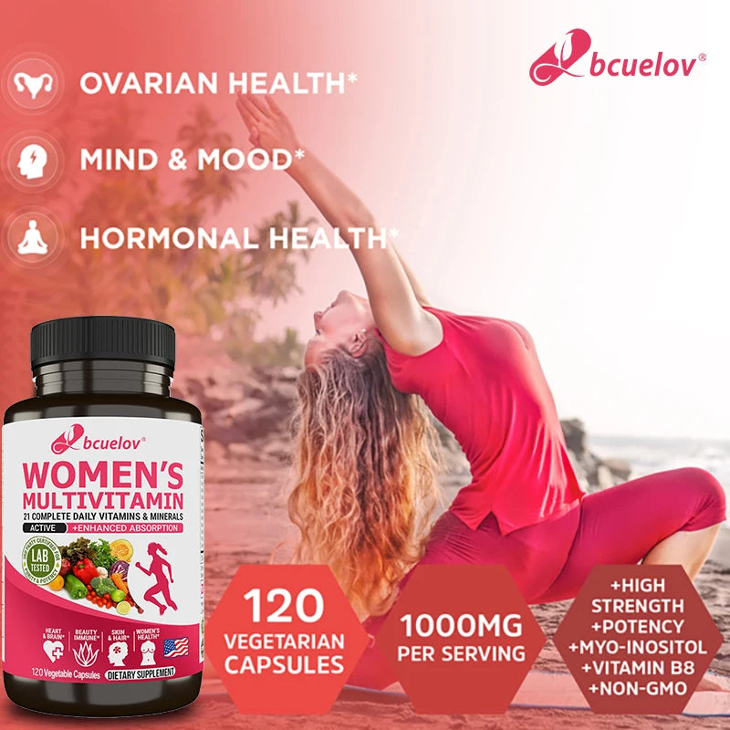 Multivitamin and Multimineral Supplement for Men and Women - Supports Joints, Skin, Energy, Immune System