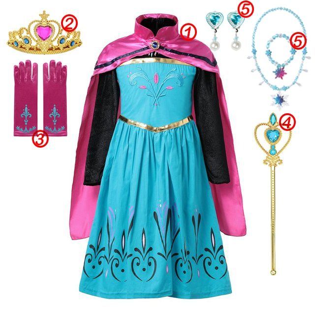 Disney Frozen Costume Princess Dress for Girls