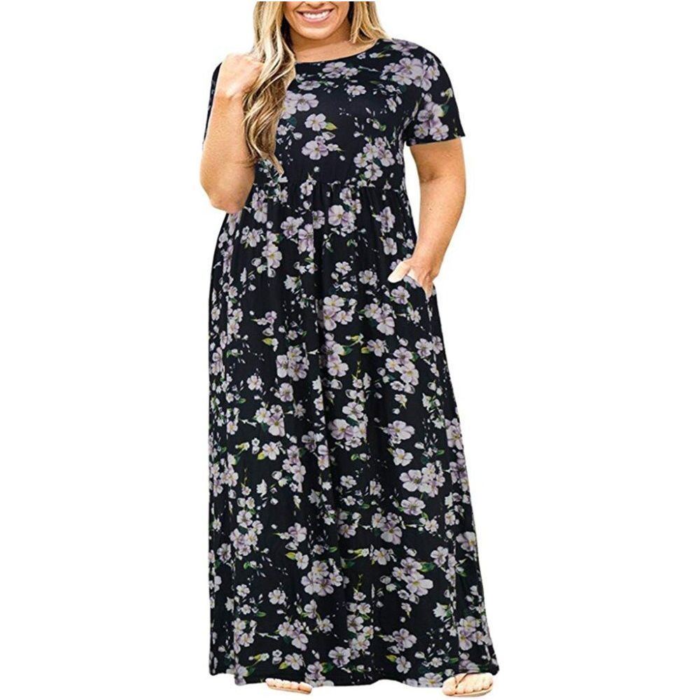 Dress for Women with Short Sleeve