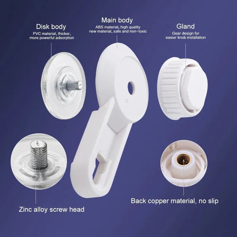 Wall Mounted Toilet Paper Roll Holder No Punching Waterproof Towel Roll Dispenser for Bathroom Kitchen Suction Cup Rack