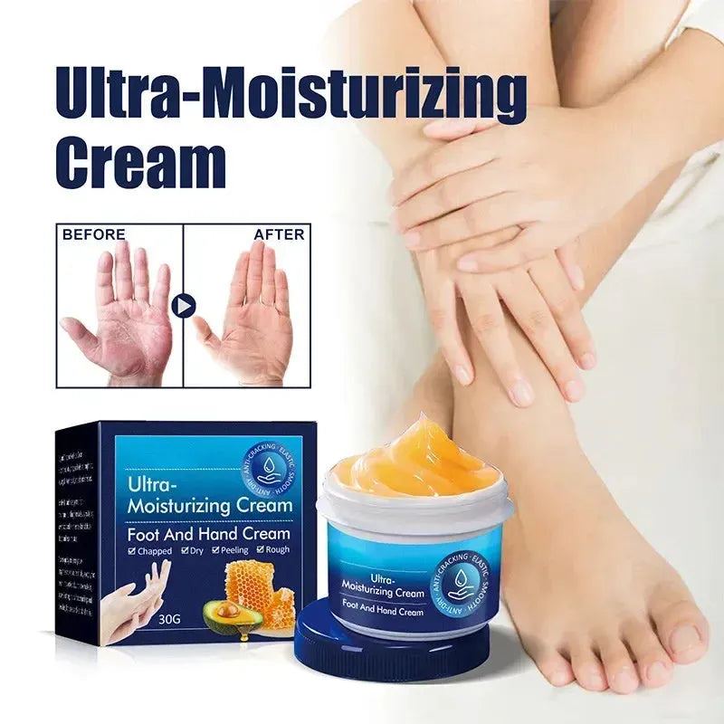 30g Anti Crack Foot Hand Cream Anti-Drying Heel Cracked Repair Hand Feet Mask Moisturizing Whitening Remover Dead Skin Feet Care