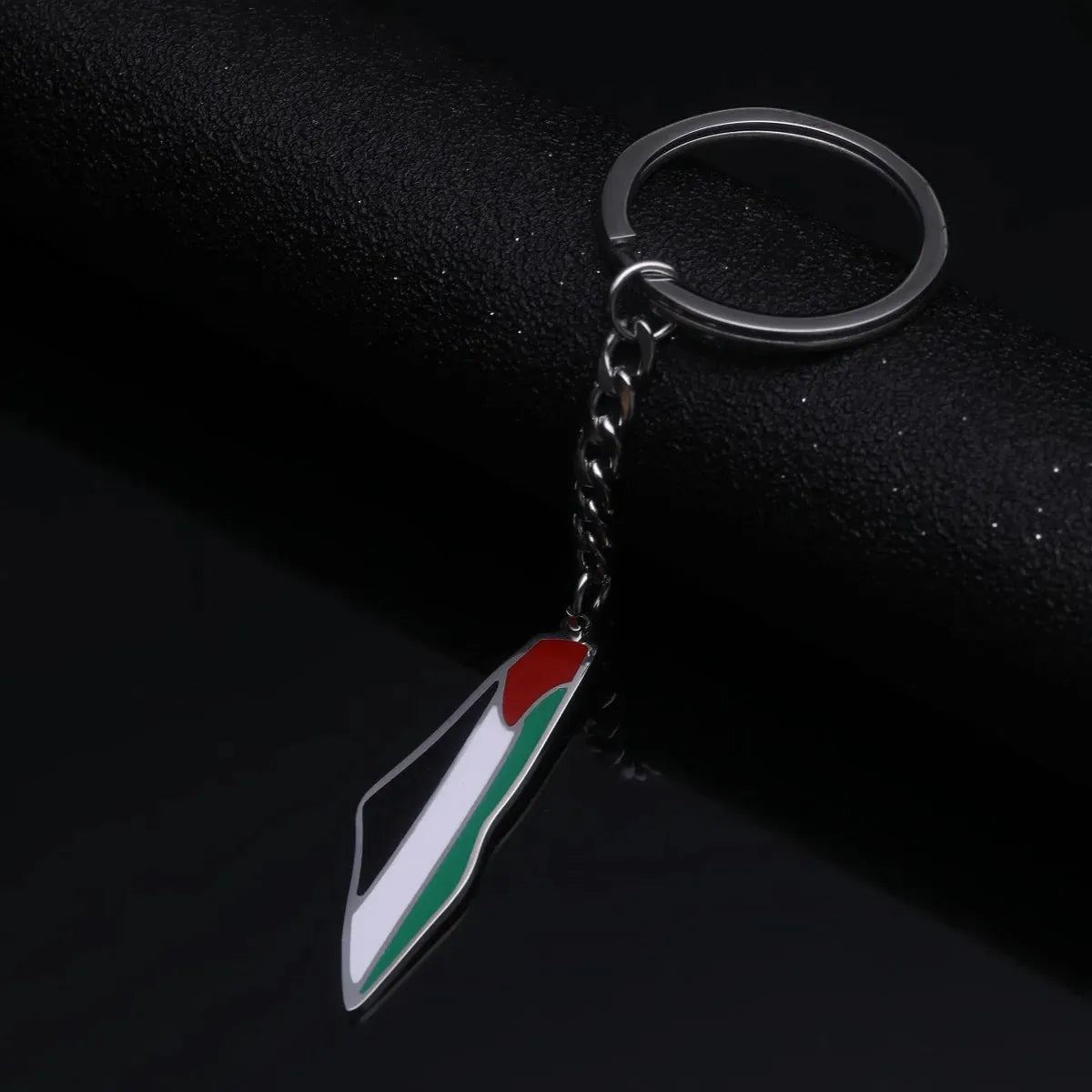 Palestine in Arabic Map With Flag Pendants Necklaces Keychain Bracelet Ring Jewelry Chains