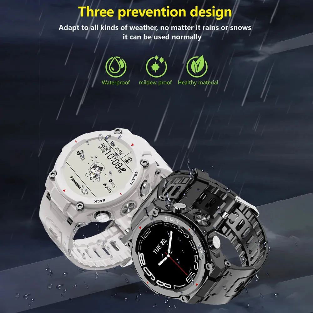 New Call Smart Watch 1.28" Touch Fitness Tracker Heart Rate Blood Oxygen Sleep Monitoring IP68 Waterproof Sports Smartwatch