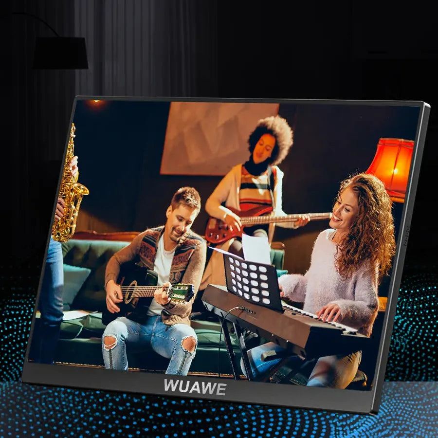 New Trending 60HZ 16 inch Gaming Portable Monitor for Laptop, 1200P Display LCD FHD External Second Computer Screen for Phone