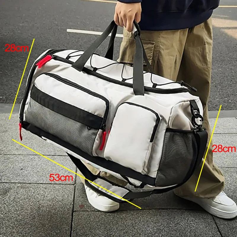 Yoga Travel Gym Backpack Luggage Bag for Women Men Fitness Training Dry Wet Shoes Pocket Outdoor Sports Swimming Daypack Bag