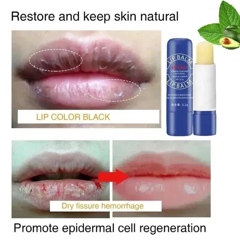 Go Black Lip Balm To Lighten Melanin Lip Mask Exfoliation To Lighten Lip Lines Moisturizing And Brightening 24h Repair Lip Care