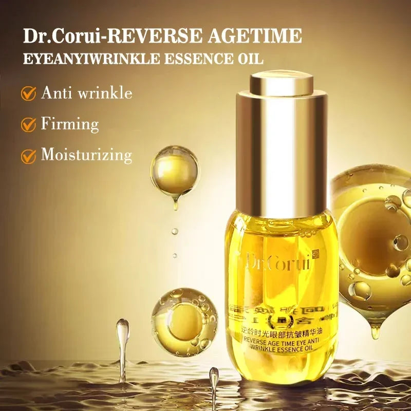 Eye Antiwrinkle Essence Oil 15ml Extract various plant essence Removing eye bags, deep moisturizing, anti-aging,Reduce fine line