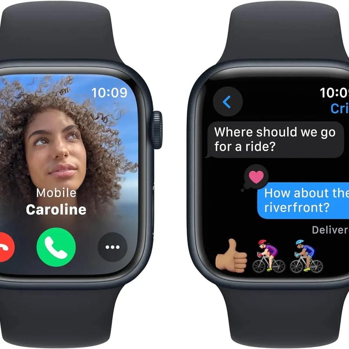 Apple Watch Series 9 (41mm/45mm) GPS Apple Watch S9 Aluminum Case with Sport Band iOS Smart Watch