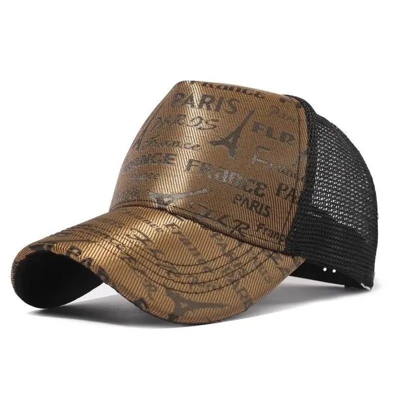 Summer2021 Quick Drying Baseball Caps Men Women Plaid Letter Casual Mesh Sun Protection Breathable Adjustable Gorras Snapback