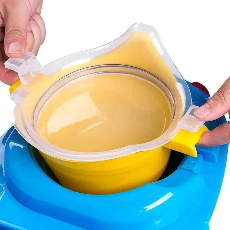 Travel Portable Kids Foldable Sink Baby Can Camp Bucket Cover Toilet Trainer Carries Outdoor Child With Charming Cartoon