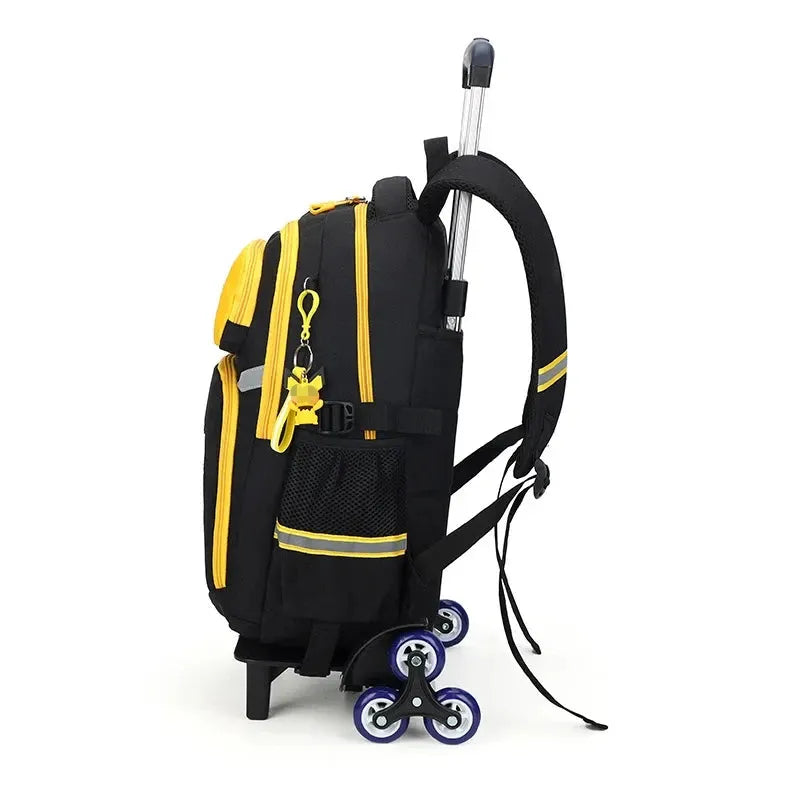 TAKARATOMY Backpack Trolley School Bag Stairs Climbing Student Lightening Backpack Travel Bag Laptop Bag Bookware Storage Bag