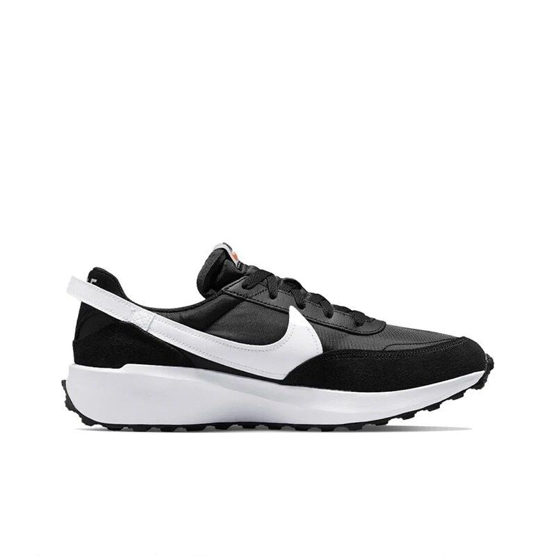 Original New Arrival Nike Waffle debu Men's Running Shoes Wear Resistant Shock Breathable Black and White Sneakers DF9522-001