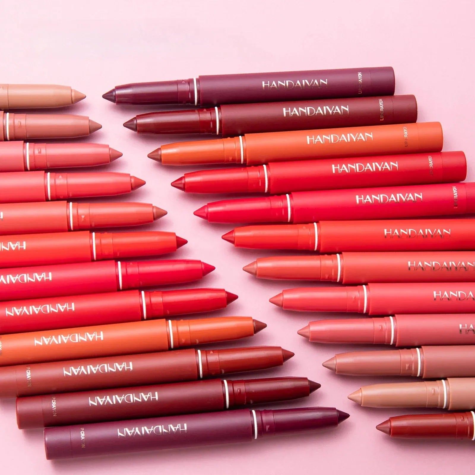 New 12 Color Matte Lipstick Pen Nude Pink Matte Solid Lip Gloss Waterproof Long Lasting Lipstick Pencil Lip Liner Pen Lip Makeup