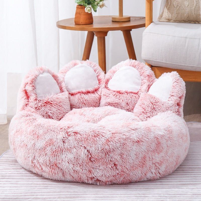 Warm Kennel Pet Bear Paw Shape House Small Dog bed Teddy Kennel 5-15KG Removable and Washable cat bed - Jointcorp
