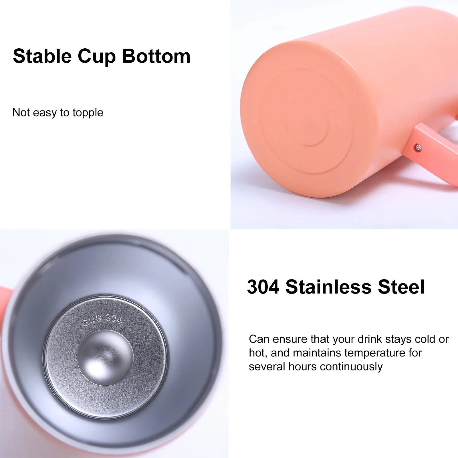 50Oz Stainless Steel Thermos Cup Large Capacity Straw Cups Vacuum Insulated Mugs Outdoor Portable Cup Handle Bottle