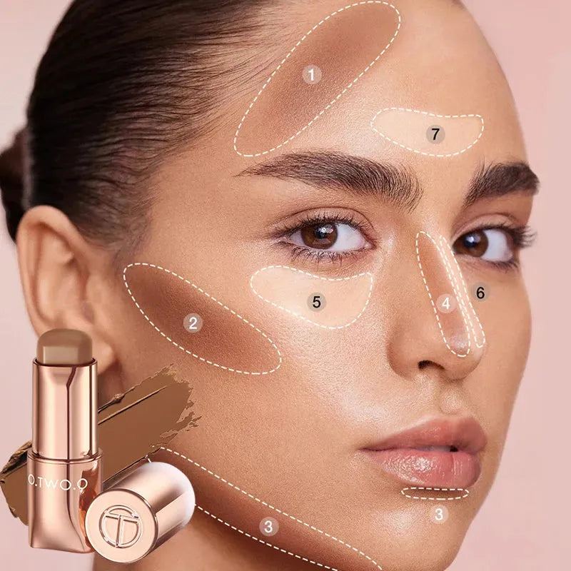 Dual Purpose Smooth Blush Creamcorrecting And Brightening Skin Tonewhite Natural Nude Makeup Blush Stick