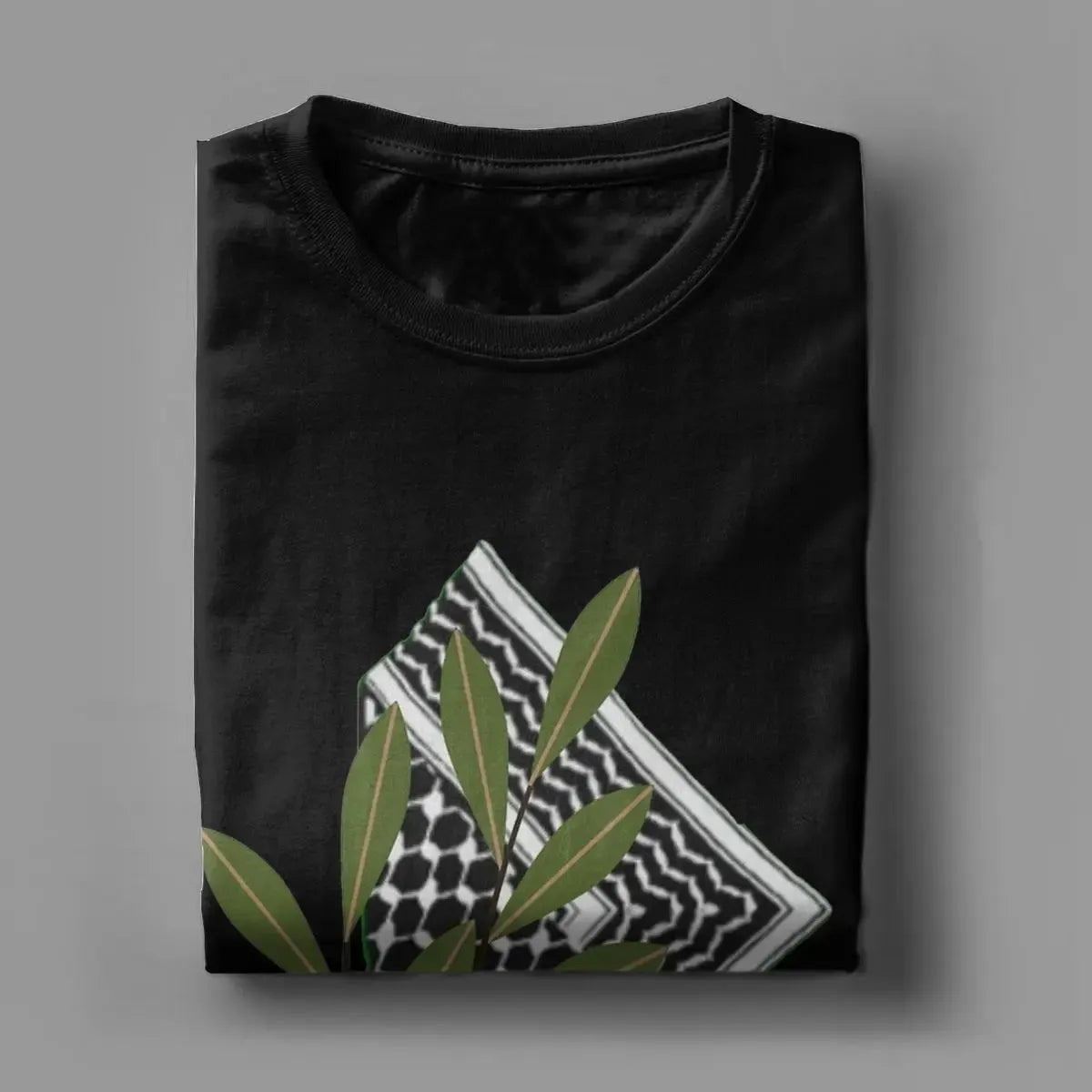 Men's Palestine Palestinian Hatta T Shirt 100% Cotton Tops Humorous Short Sleeve Round Neck Tee Shirt 4XL 5XL 6XL T-Shirt