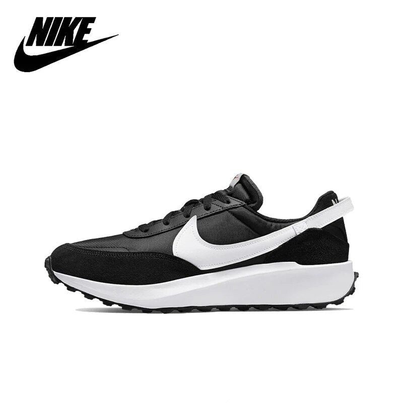 Original New Arrival Nike Waffle debu Men's Running Shoes Wear Resistant Shock Breathable Black and White Sneakers DF9522-001