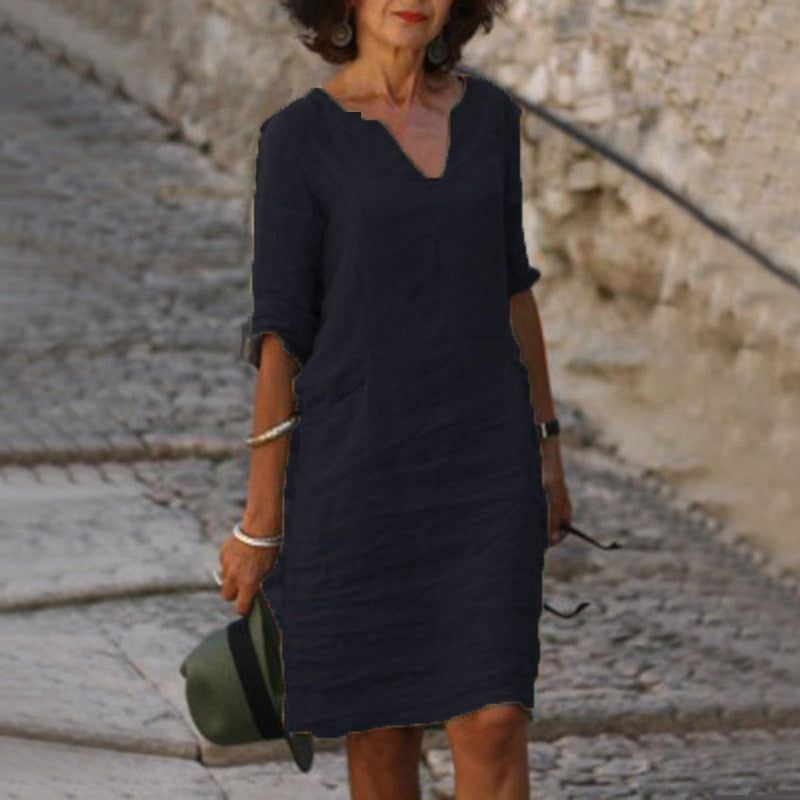 Dress for Women Summer Dress Women Clothing Vintage Streetwear Casual Fashion Clothes Elegant - Jointcorp