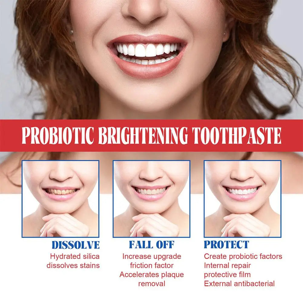 Sp-6 Probiotic Whitening Toothpaste Oral Health Breath Freshener Tteeth Cleaning Brightening Stains Calculus Remover Anti Yellow
