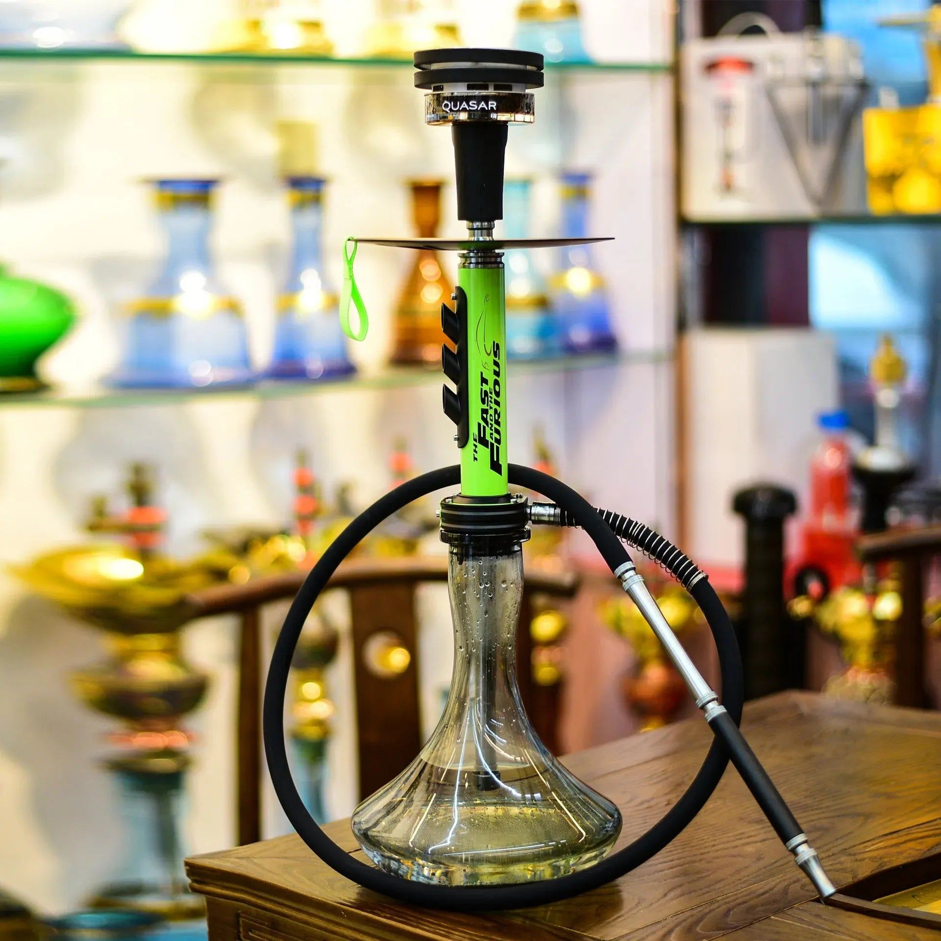 DEJAYA One Hose Glass Hookah Narguile Completo Shisha Pipe Chicha Cachimba Pipa Sisha Accessories Club Party