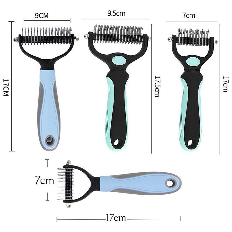 Professional Pet Deshedding Brush Dog Hair Remover Pet Fur Knot Cutter Puppy Cat Comb Brushes Dogs Grooming Shedding Supplies - Jointcorp