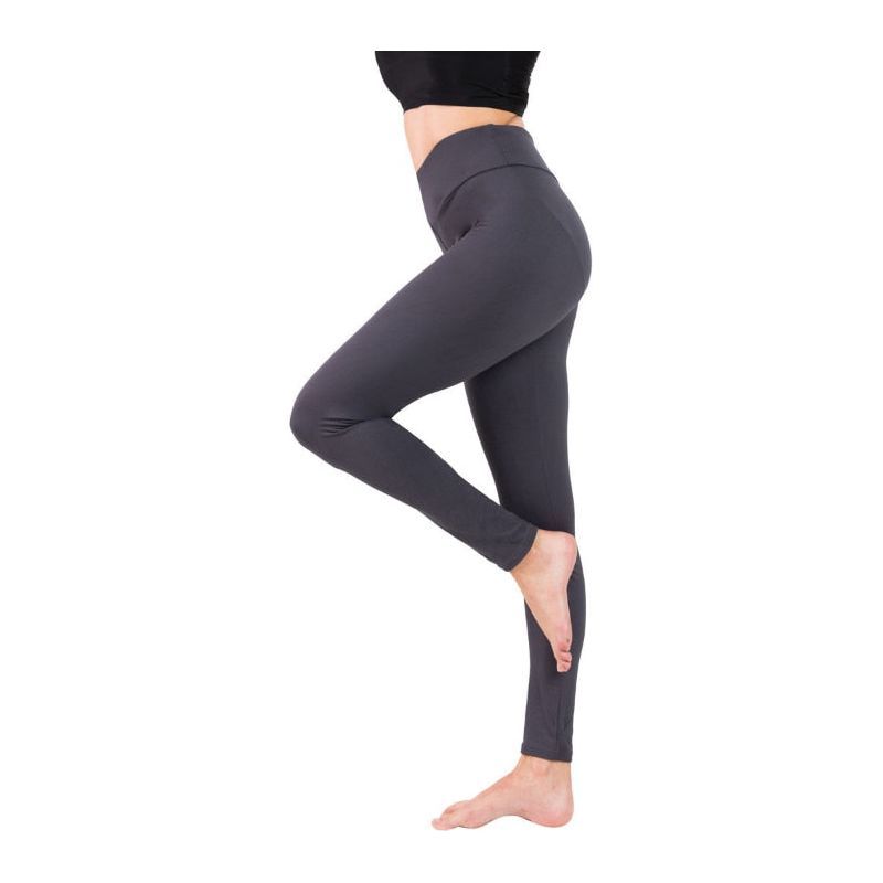 High Waisted Fitness Leggings for Women High Stretch Sport Yoga Pants Milk Silk Solid Color Tight - Jointcorp