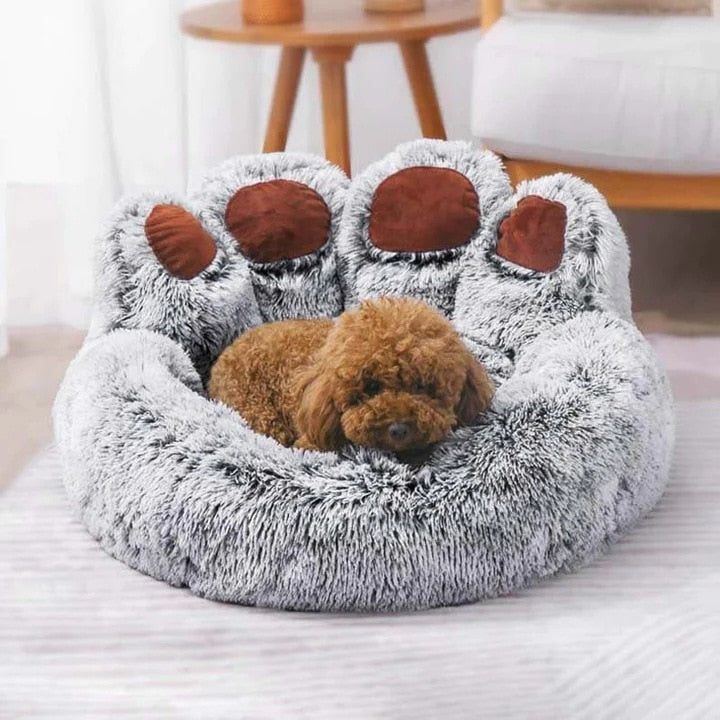 Warm Kennel Pet Bear Paw Shape House Small Dog bed Teddy Kennel 5-15KG Removable and Washable cat bed - Jointcorp