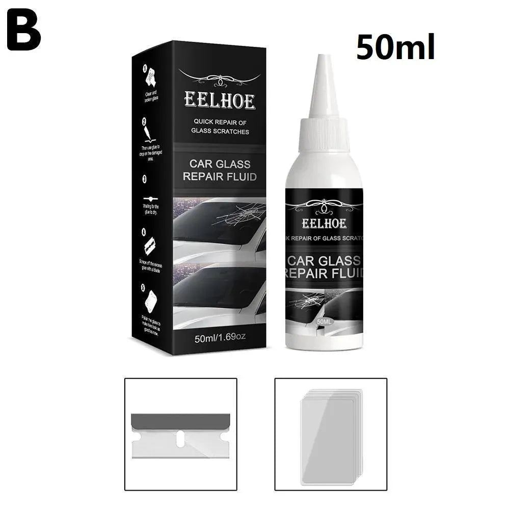 Glass Repair Glue Windshield Repair Kit Crack Chip Glass Repair Set DIY Glue Tool Quick Fix For Chips Cracks Car Accessories