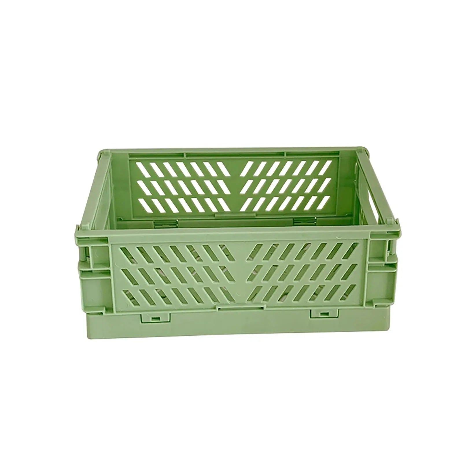 Plastic Stackable Foldable Stationary Holder Simple Cute Student Office Desktop Storage Stationery Organizer Storage Bags Basket