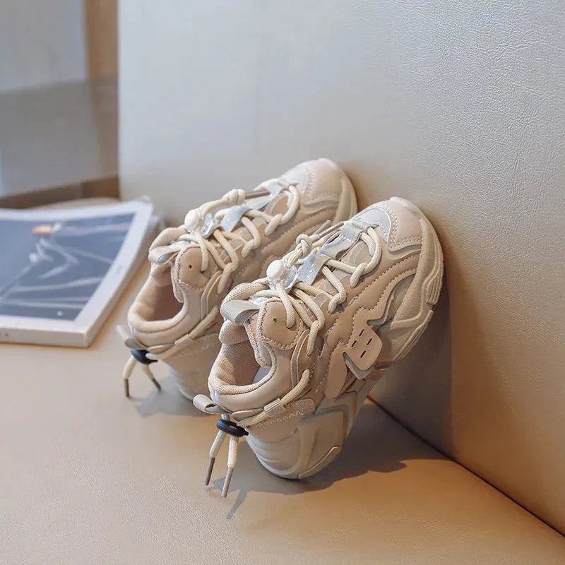 Plush Children Chunky Sneakers Waterproof Boys Sports Shoes Comfortale Arch Support Girls Running Child Footwear