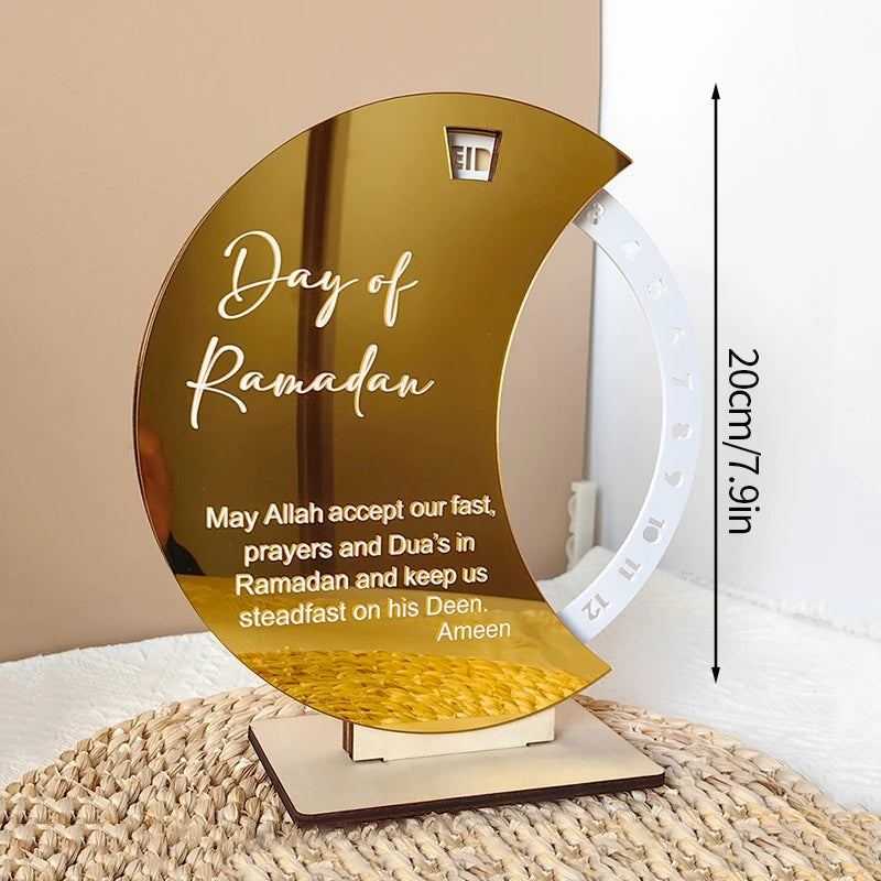 Eid Advent Calendars Ramadan Countdown Calendar 2025 Muslim Islamic Festive Decor Eid al-Fitr Decorations Eid Mubarak Gifts