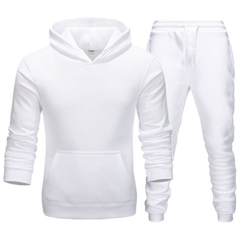 Men's Pant Sets Casual Hoodies Fashion Men's Hoodie Sweatpants Set Sweat for Men Two Piece - Jointcorp