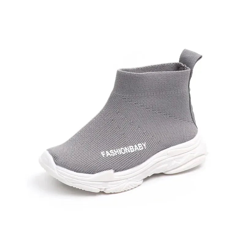Tenis Kids Shoes 2023 Autumn New Children Sock Shoes Girl Boy Breathable Mesh Casual Shoe Versatile High Top Sport Shoe Tênis