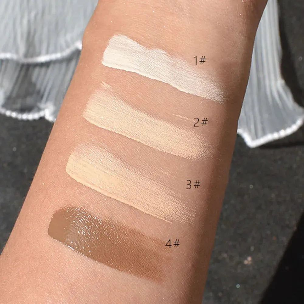 Moisturizing Liquid Concealer Cream Skin Brighten Matte Foundation Contour Bronzer Dark Circles Cover Waterproof Concealer