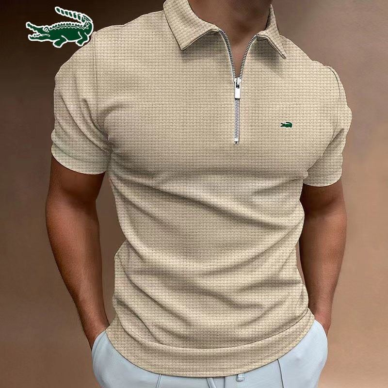 Men's Polo Shirt Fashion Stripe Short Sleeve