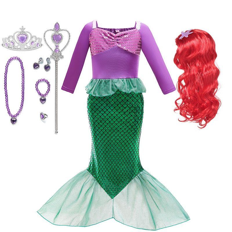 Princess Costume Kids Dress For Girls