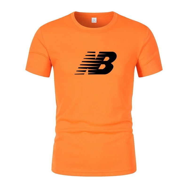 T-shirt for men's quick dry casual round neck short sleeve