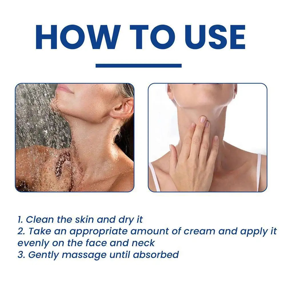 Hydrolyzed Collagen Neck Cream Face Lifting Firming Lightening Smoothing Care Lotion Moisturizer Neck Rejuvenation Cream 20g