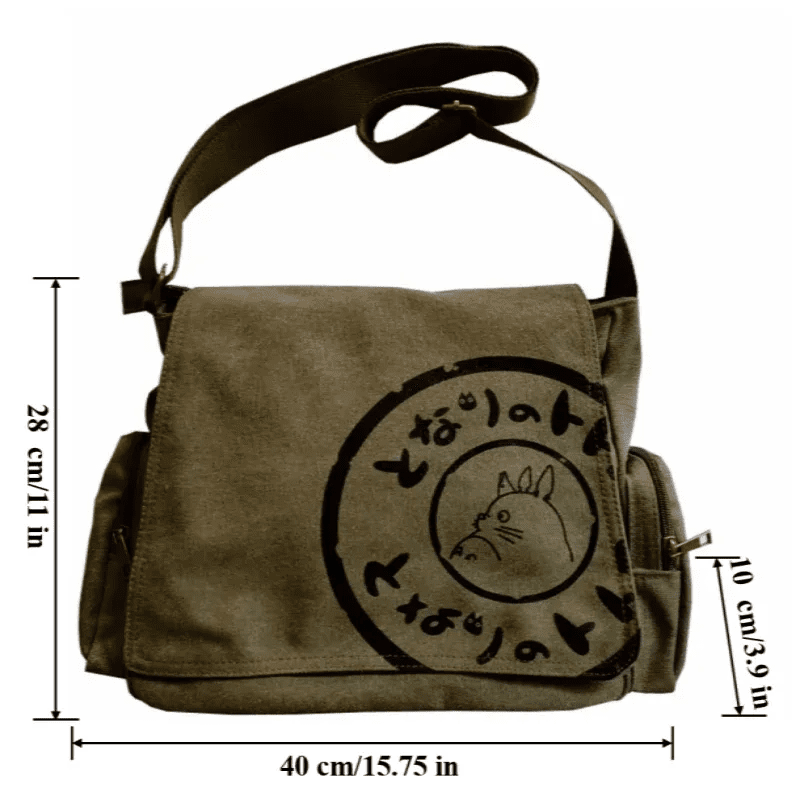 Women Canvas Messenger College and Junior High School Students' Backpacks Single Shoulder Travel Large Capasity