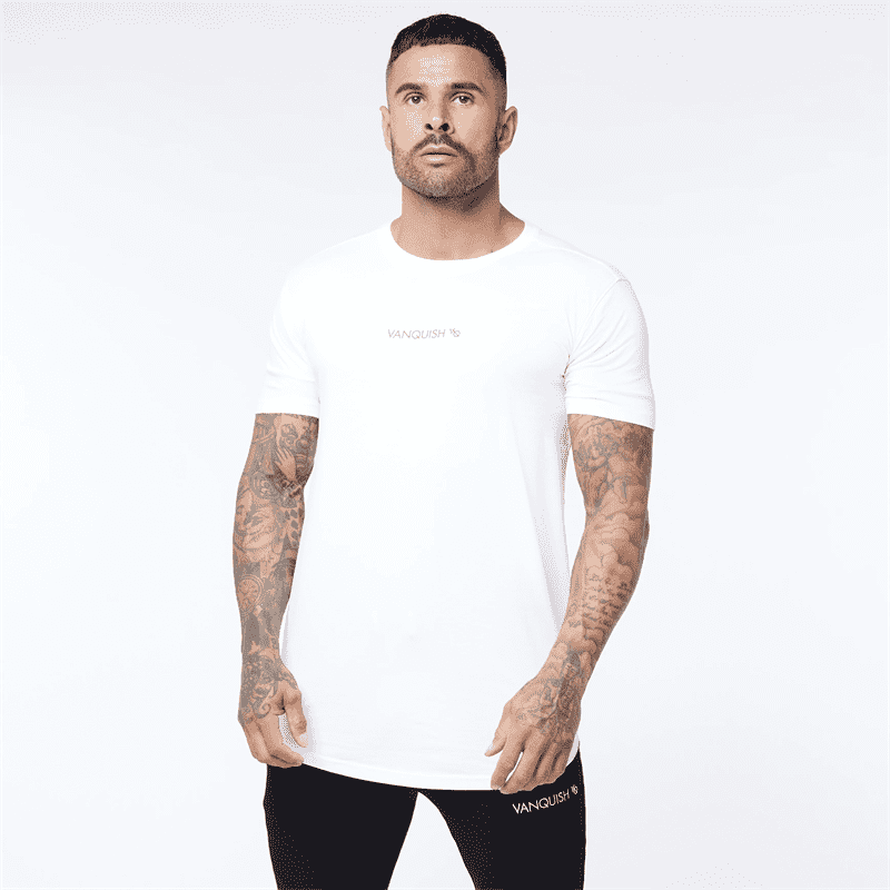 Men's T-shirts Cotton round neck slim Gym Sports Fitness T-Shirt Fashion Men's Clothing - Jointcorp